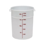 Cambro Food Storage Container, 22 Qt, White