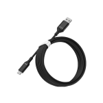 OtterBox USB/USB-C Data Transfer Cable - 9.84 ft USB/USB-C Data Transfer Cable - First End: USB Type C - Second End: USB Type A - Black