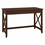 Bush Furniture Key West Writing Desk, 48inW, Bing Cherry, Standard Delivery