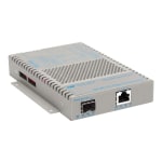 Omnitron OmniConverter GPoE+/S - Fiber media converter - GigE - 10Base-T, 100Base-TX, 1000Base-T, 1000Base-X, 100Base-X - RJ-45 / SFP (mini-GBIC)