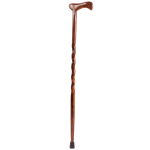 Brazos Walking Sticks Twisted Cocobolo Exotic Walking Cane, 37in, Natural