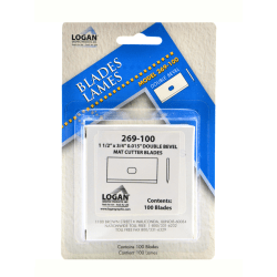 Logan Graphic Products Mat Cutter Blades, No. 270, Pack Of 100