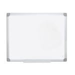 MasterVision Earth Platinum Pure White Magnetic Dry-Erase Whiteboard, 24in x 36in, Aluminum Frame With Silver Finish