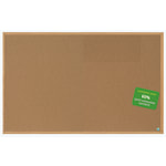 MasterVision Earth Cork Board, 48in x 72in, 60% Recycled, Wood Frame