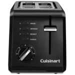 Cuisinart 2-Slice Compact Plastic Toaster, Black