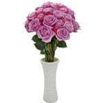 Rose Farmers Bi-Color Long Stem Roses, Purple/Magenta, Box Of 12 Roses