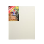 Fredrix Blue Label Ultra-Smooth Pre-Stretched Artist Canvases, 12in x 16in x 11/16in, Pack Of 2