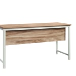 Sauder Bergen Circle Modesty Panel For 60in Desks, 12-7/8inH x 53-1/8inW x 4-1/4inD, Kiln Acacia