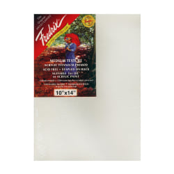 Fredrix Red Label Stretched Cotton Canvases, 10in x 14in x 11/16in, Pack Of 2