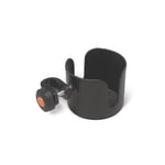 Medline Walker Cup/Cane Holders, Black, Case Of 6