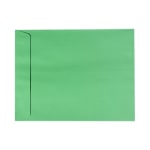 LUX Open-End 9in x 12in Envelopes, Peel & Press Closure, Holiday Green, Pack Of 500