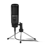 Volkano Stream Series USB 2.0 Microphone, Black, VK-20153-BK