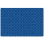 Carpets for Kids KIDSoft Comforting Circles Tonal Solid Rug, 3" x 4ft, Primary Blue