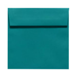 LUX Square Envelopes, 5 1/2in x 5 1/2in, Peel & Press Closure, Teal, Pack Of 250