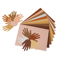 Pacon Multicultural Construction Paper, 12in x 18in, Assorted Colors, Pack Of 50