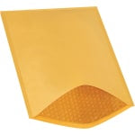 Partners Brand Kraft Heat-Seal Bubble Mailers, #5, 10 1/2in x 16in, Pack Of 25