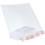 Partners Brand White Self-Seal Bubble Mailers, #00, 5in x 10in, Pack Of 25