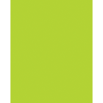 Pacon Peacock 100% Recycled Coated Poster Board, 22in x 28in, Hot Lime, Carton Of 25