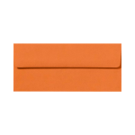 LUX #10 Envelopes, Peel & Press Closure, Mandarin Orange, Pack Of 1,000