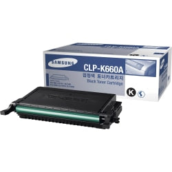 Samsung CLP-K660A High-Yield Black Toner Cartridge