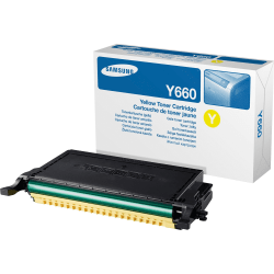 Samsung CLP-Y660A High-Yield Yellow Toner Cartridge