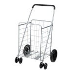 Honey-Can-Do High-Performance Steel Folding Utility Cart, 39inH x 21 5/8inW x 24inD, Gray, Standard Delivery