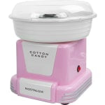 Nostalgia Electrics Retro Hard & Sugar-Free Candy Cotton Candy Maker, Pink