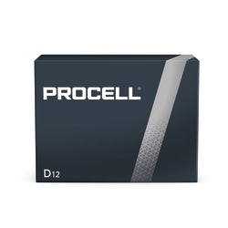 Procell D Alkaline Batteries, Pack Of 12