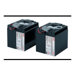 APC Replacement Battery Cartridge #55 - UPS battery - lead acid - 2-cell - black - for P/N: SMT2200C, SMT2200I-AR, SMT2200IC, SMT3000C, SMT3000I-AR, SMT3000IC, SUA3000I-IN