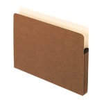 Pendaflex Standard File Pockets, 3 1/2in Expansion, Letter Size, Redrope, Box Of 25 Pockets