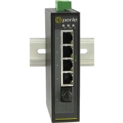 Perle IDS-105F Industrial Ethernet Switch - 5 Ports - Fast Ethernet - 10/100Base-T, 100Base-LX - 2 Layer Supported - Optical Fiber, Twisted Pair - Wall Mountable, Rail-mountable, Panel-mountable, Rack-mountable - 5 Year Limited Warranty