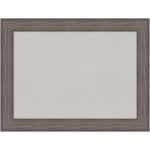 Amanti Art Cork Bulletin Board, 33in x 25in, Gray, Country Barnwood Wood Frame