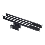 APC Sun Bracket Set - Rack bracket - black - 1U