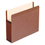 Pendaflex Premium Reinforced File Pocket, 7in Expansion, 8 1/2in x 11in, Dark Brown