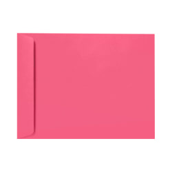 LUX Open-End Envelopes, 6in x 9in, Peel & Press Closure, Magenta Pink, Pack Of 500