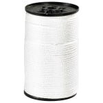 Partners Brand Solid Braided Nylon Rope, 2,300 Lb, 3/8in x 500ft, White