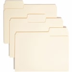 Smead SuperTab File Folders, Letter Size, 1/3 Cut, Manila, Box Of 100