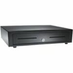 apg Genesis Cash Drawer - 5 Bill - 5 Coin - 2 Media SlotSerial Port, - Stainless Steel, Plastic - Black - 4.3in Height x 16.2in Width x 16.3in Depth