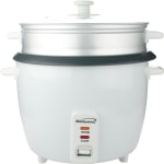 Brentwood 10-Cup Rice Cooker and Steamer, White