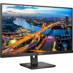 Philips 276B1 27in Class WQHD LCD Monitor - 16:9 - Textured Black - 27in Viewable - In-plane Switching (IPS) Technology - WLED Backlight - 2560 x 1440 - 16.7 Million Colors - 300 Nit - 4 ms - Speakers - HDMI - DisplayPort - USB Hub