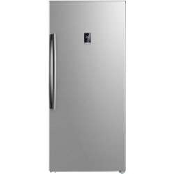 Midea 14 Cu. Ft. Convertible Upright Freezer - 13.80 ftÃƒÆ’Ã†â€™ÃƒÂ¢Ã¢â€šÂ¬Ã…Â¡ÃƒÆ’Ã¢â‚¬Å¡Ãƒâ€šÃ‚Â³ - Auto-defrost - Upright - 13.80 ftÃƒÆ’Ã†â€™ÃƒÂ¢Ã¢â€šÂ¬Ã…Â¡ÃƒÆ’Ã¢â‚¬Å¡Ãƒâ€šÃ‚Â³ Net Freezer Capacity - 120 V AC - Stainless Steel - Freestanding