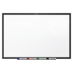 Quartet Standard Melamine Dry-Erase Whiteboard, 36in x 48in, Aluminum Frame With Silver Finish