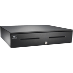 APG Series 4000 Cash Drawer - 5 Bill x 6 Coin - Dual Media Slot - Black - Powered USB - 4.4in H x 18in W x 16.7in D