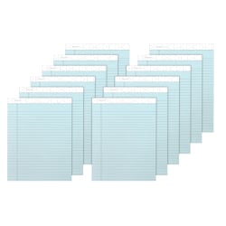 TOPS Prism+ Color Writing Pads, 8 1/2in x 11 3/4in, Legal Ruled, 50 Sheets, Gray, Pack Of 12 Pads