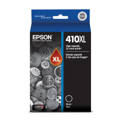 Epson 410XL Claria Premium High-Yield Black Ink Cartridge, T410XL020-S