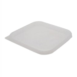 Cambro CamSquare Lid, 4 Qt, 1/2inH x 7 5/16inW x 7 5/16inD, White