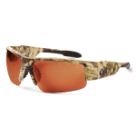 Ergodyne Skullerz Safety Glasses, Dagr, Polarized, Kryptek Highlander Frame, Copper Lens