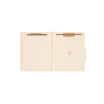 Smead Manila Classification Folders, 1 Divider, Letter Size, Box Of 10