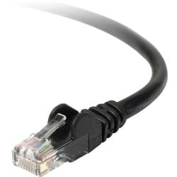 Belkin Cat.6 UTP Patch Cable - RJ-45 Male Network - RJ-45 Male Network - 10ft - Black