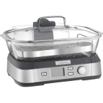 Cuisinart CookFresh Digital Glass Steamer, 1.32 Gallon, Silver